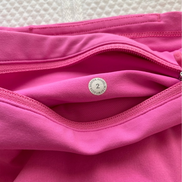 Lululemon Speed Up Mid-Rise Shorts 4" Athletic Size 2 Sonic Pink - Picture 4 of 9